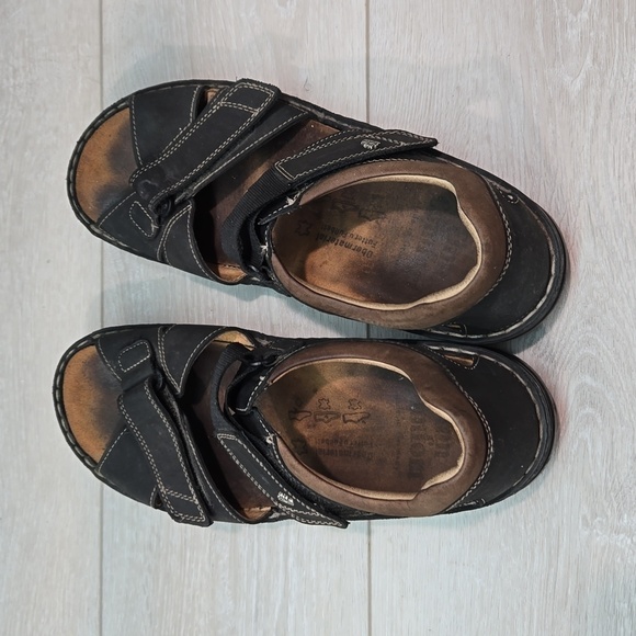 Finn Comfort Women Samara Leather Hook&loop Sandals shoes sz 42/11 - Picture 7 of 14